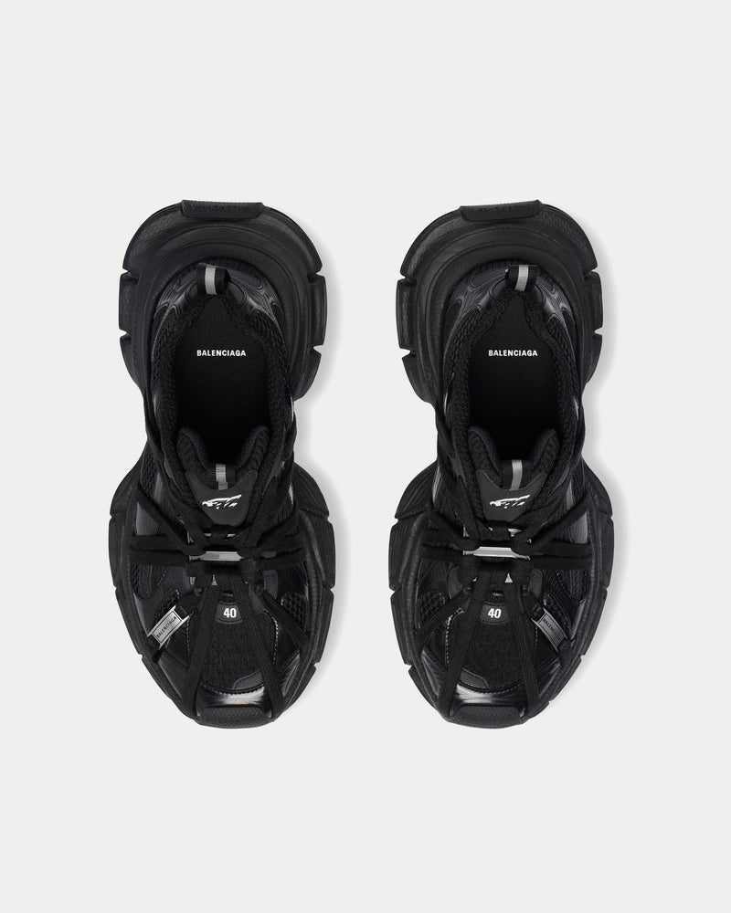 Balenciaga 3XL Extreme Laces B Black Low Top Sneakers - 2