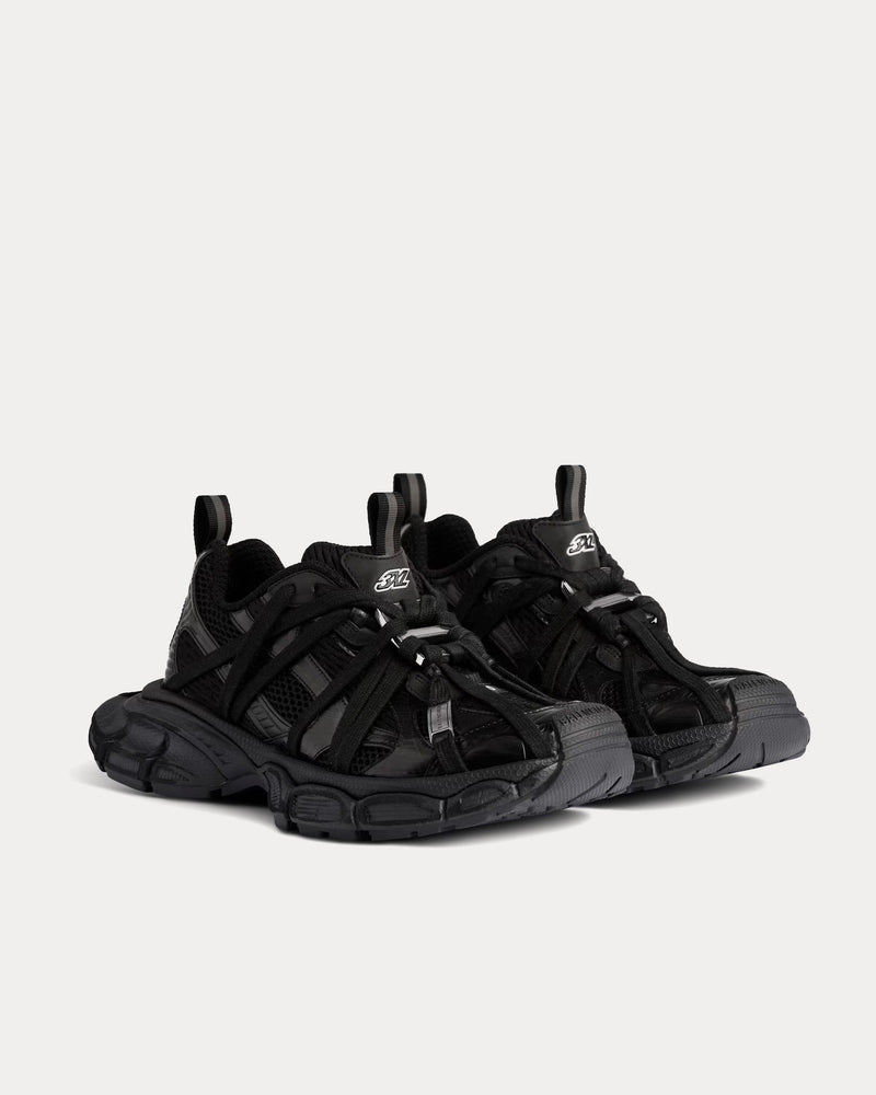Balenciaga 3XL Extreme Laces B Black Low Top Sneakers - 5