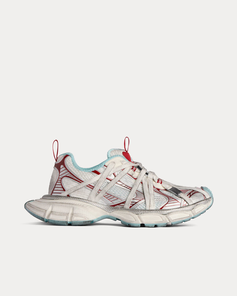 【BALENCIAGA】3XL sneakers White/Red/Blue Balenciaga 3XL Sneakers in White, Red, Blue | Designer