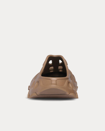 Balenciaga HD Mule Rubber Dark Beige Slip Ons - 4