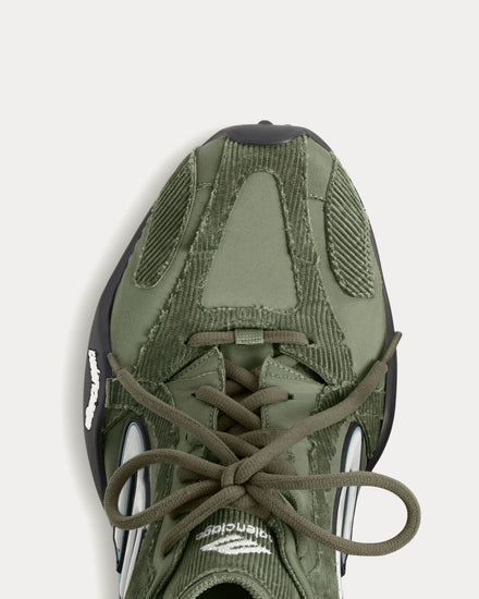 Balenciaga Monday Ultra Khaki / White / Black Low Top Sneakers - 5