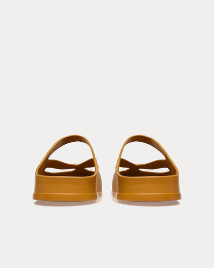 Bally Oaks Rubber Brown Slide Sandals - 3