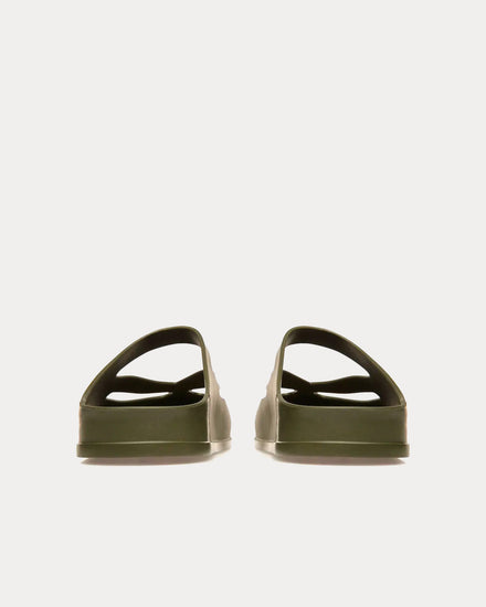 Bally Oaks Rubber Green Slide Sandals - 3