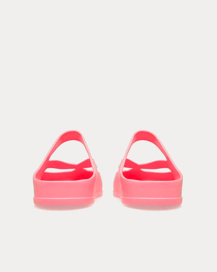 Bally Oaks Rubber Pink Slide Sandals - 3