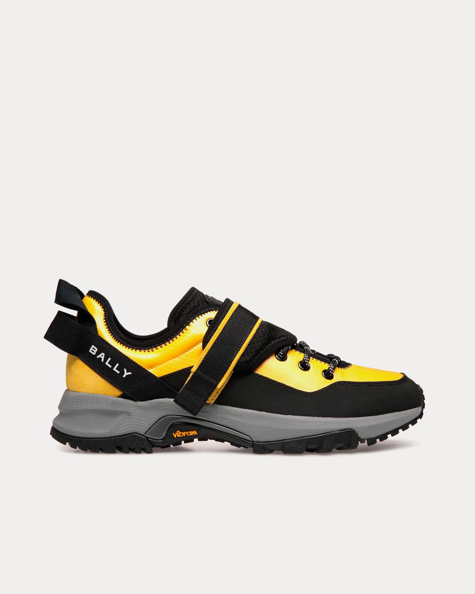 Bally - Fast Nylon Yellow / Black Low Top Sneakers