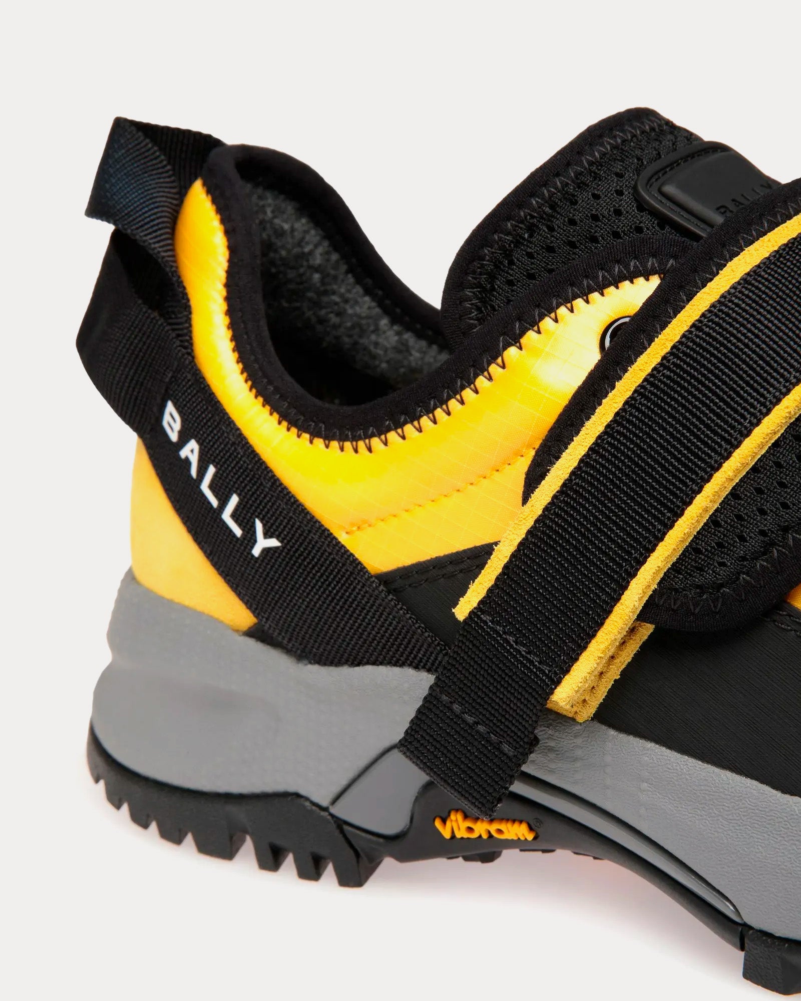 Bally - Fast Nylon Yellow / Black Low Top Sneakers