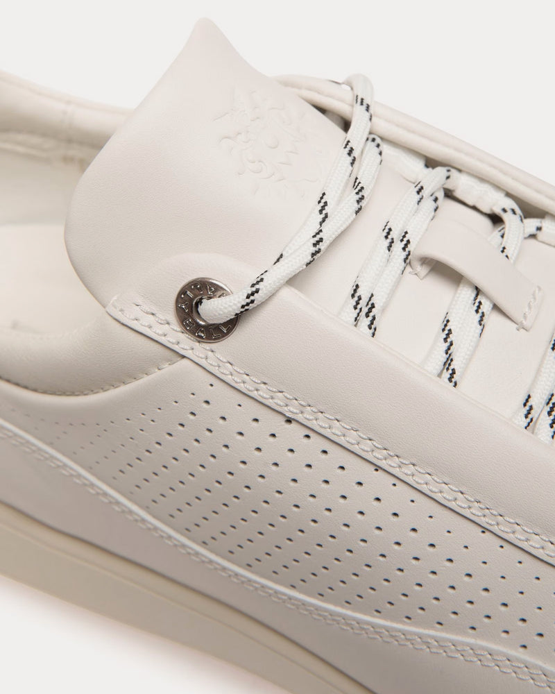 Bally Manto Runner Leather White Low Top Sneakers - 5