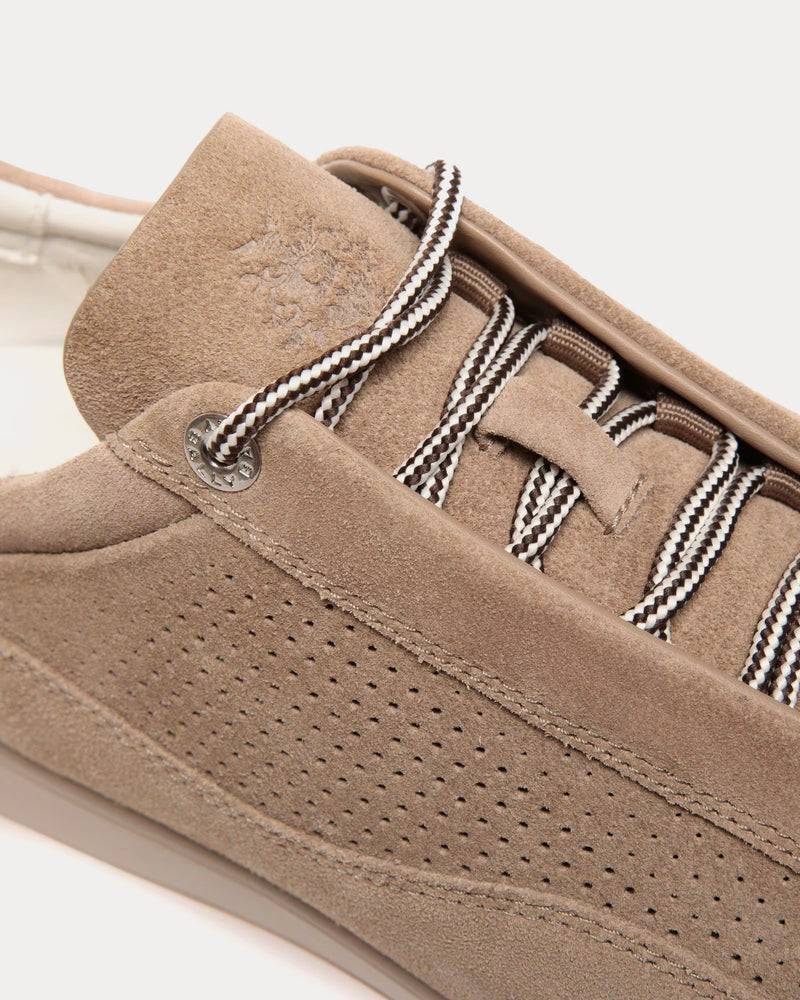 Bally Manto Runner Suede Beige Low Top Sneakers - 5