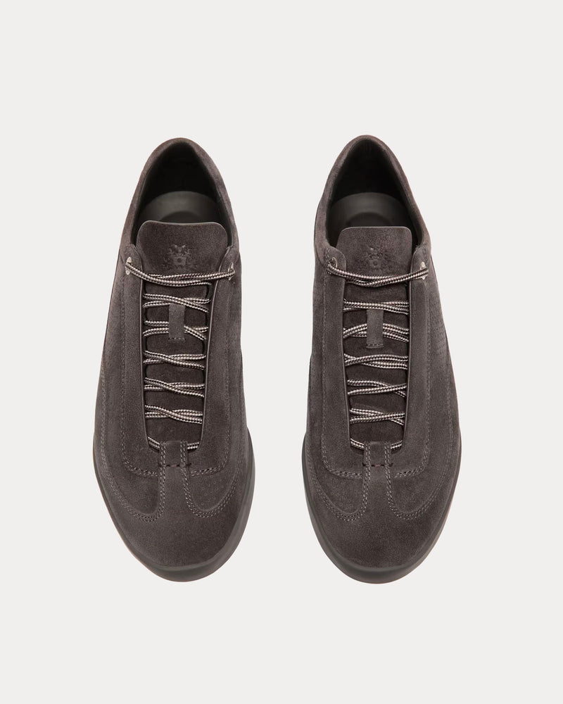 Bally Manto Runner Suede Dark Grey Low Top Sneakers - 2