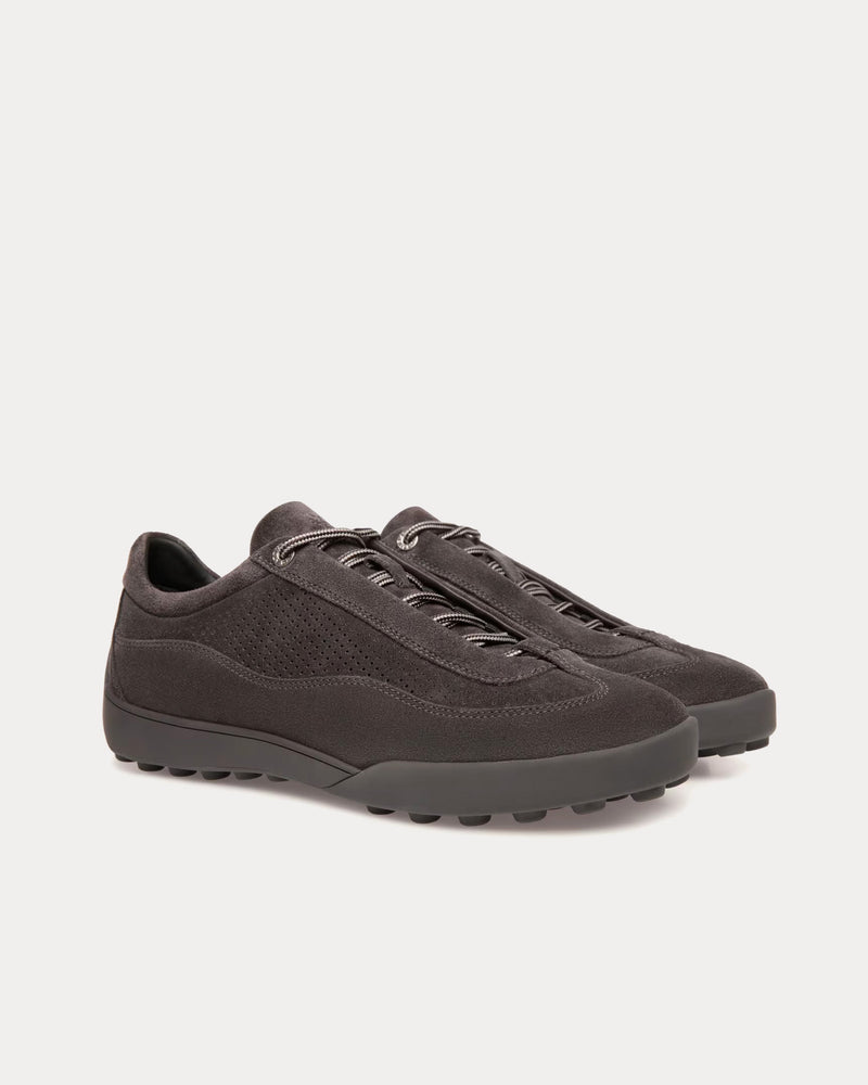 Bally Manto Runner Suede Dark Grey Low Top Sneakers - 3