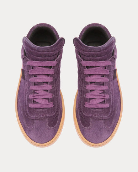 Bally Player Suede Orchid / Amber Low Top Sneakers - 2