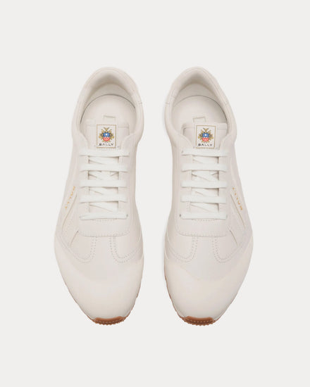 Bally Quarry Leather White Low Top Sneakers - 2