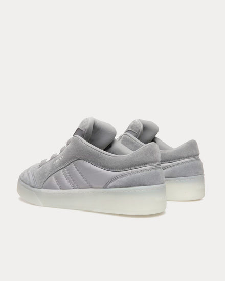 Bally Raise Suede Leather & Nylon Light Grey Low Top Sneakers - 3