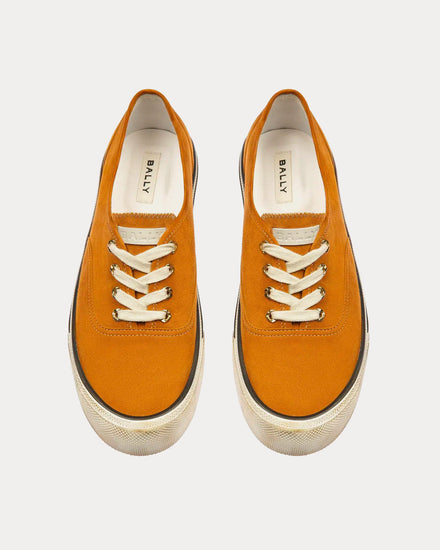 Bally Santa Ana Suede Brown Low Top Sneakers - 2