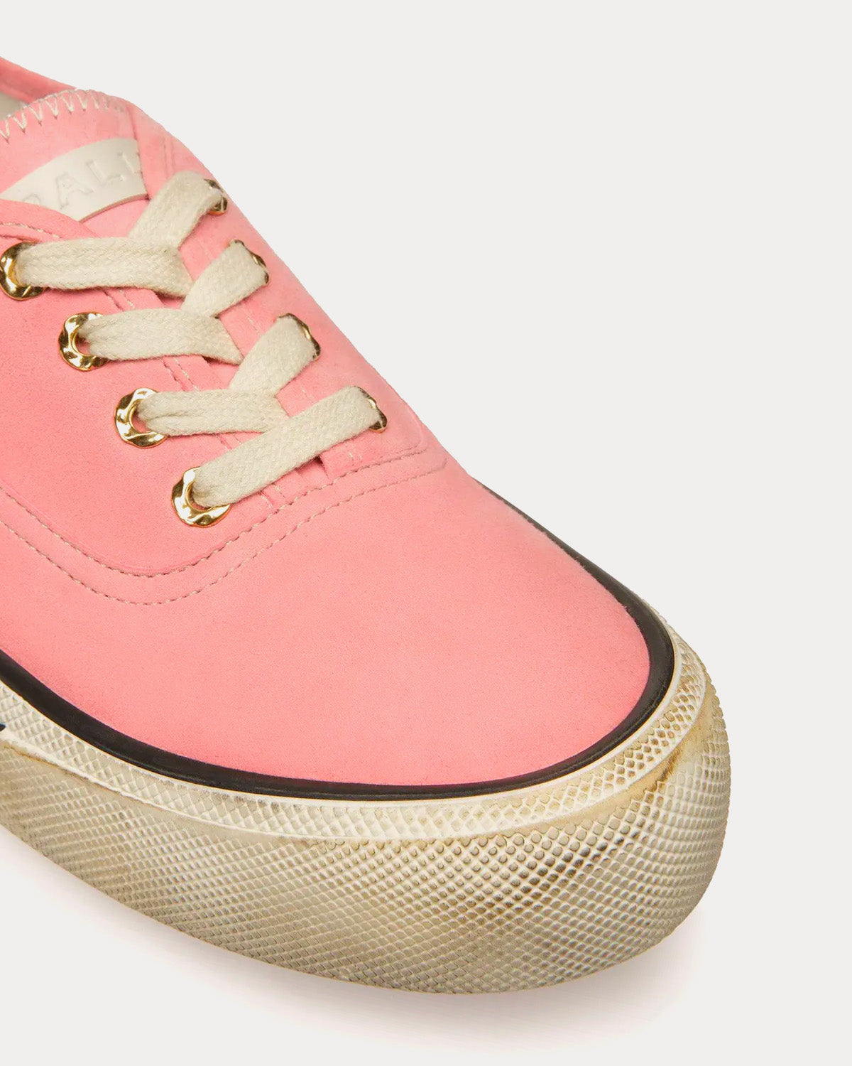 Bally - Santa Ana Suede Pink Low Top Sneakers