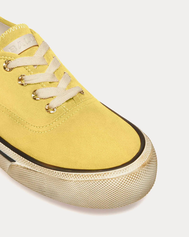 Bally Lyder Yellow Calf Suede Sneakers Bally Lyder 6304000 Men main image 2