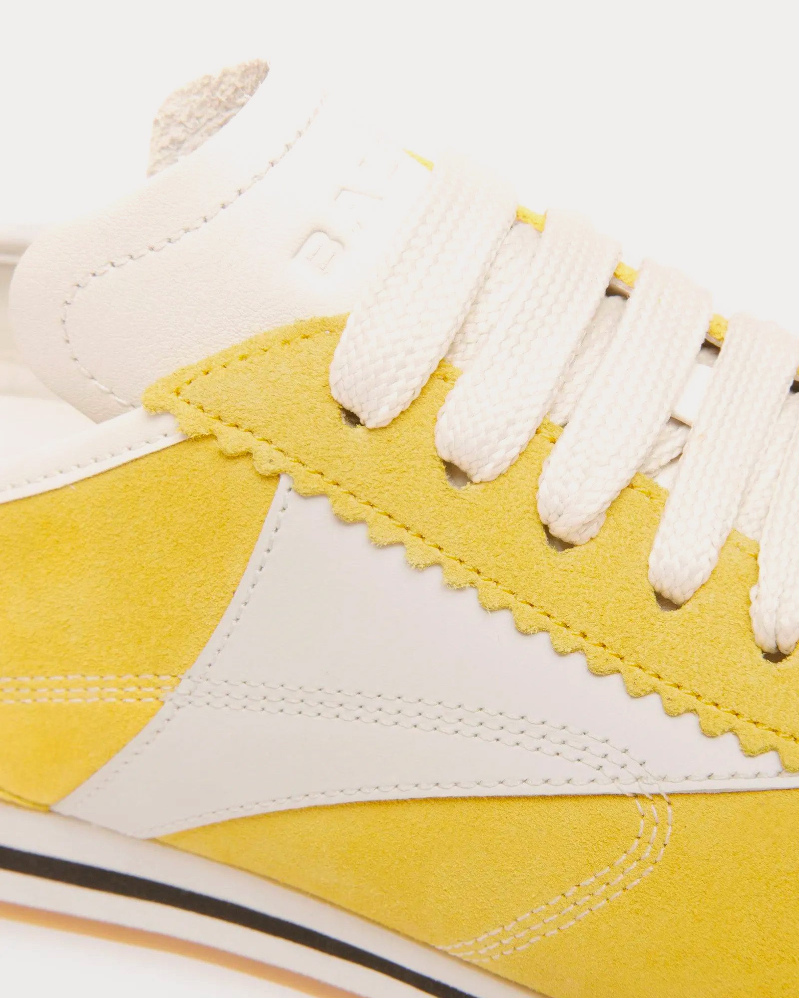 Bally - Sussex Leather Yellow / White Low Top Sneakers
