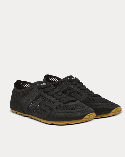 Balmain Racer 45 Macramé Black Low Top Sneakers - 3