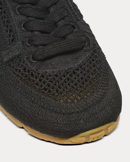 Balmain Racer 45 Macramé Black Low Top Sneakers - 5
