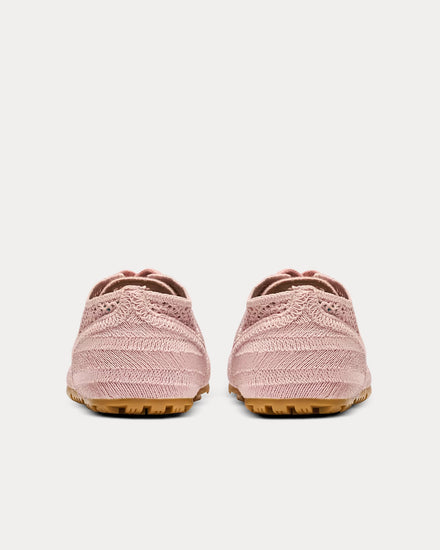 Balmain Racer 45 Macramé Pink Low Top Sneakers - 4