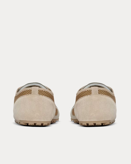 Balmain Racer 45 Mesh & Suede Beige Low Top Sneakers - 4