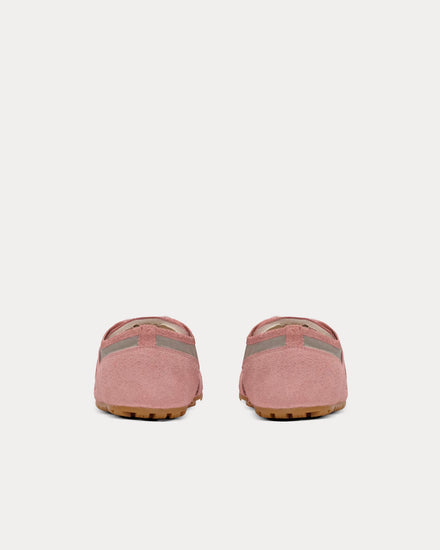 Balmain Racer 45 Suede & Nylon Pink Low Top Sneakers - 4