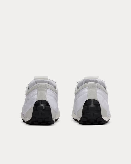 Balmain Racing Nylon & Leather White Low Top Sneakers - 4