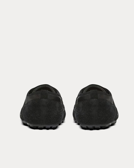 Balmain Racer 45 Lambskin & Suede Black Low Top Sneakers - 4