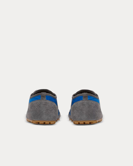 Balmain Racer 45 Suede & Nylon Blue Low Top Sneakers - 3