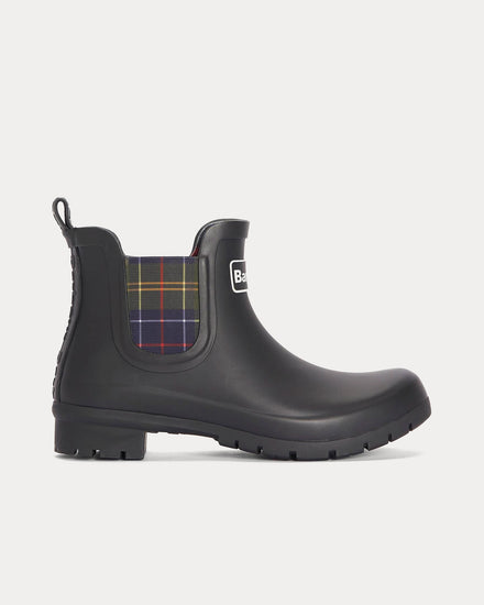 Barbour Kingham Wellingtons Classic Black Rain Boots - 1