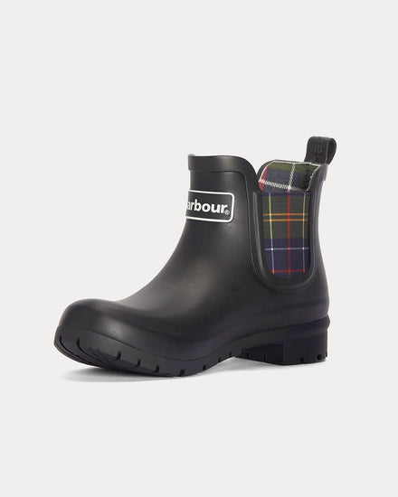 Barbour Kingham Wellingtons Classic Black Rain Boots - 2