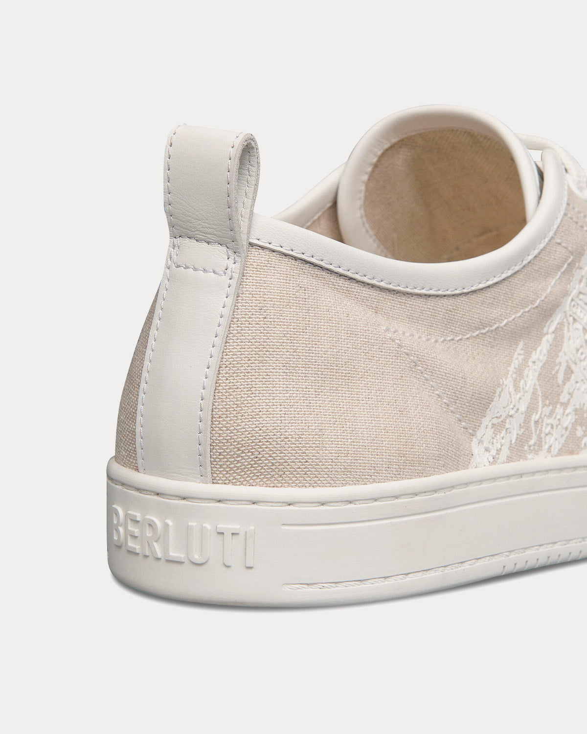 Berluti - Playtime Cotton Beige Low Top Sneakers