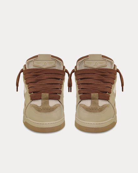 Bihrod Persy Montone Brown Low Top Sneakers - 2