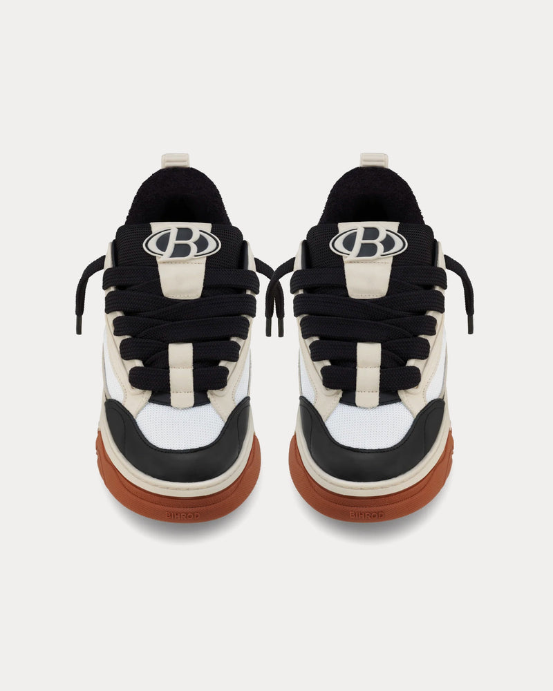 Bihrod Revy Black / Brick Low Top Sneakers - 2