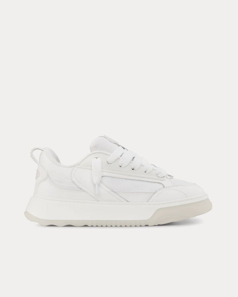Bihrod Revy Flat White Low Top Sneakers - 1