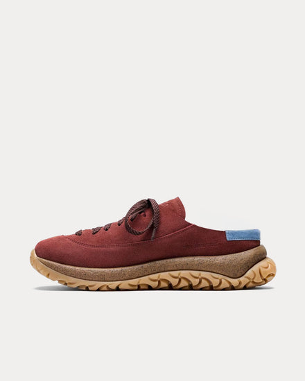 Birkenstock Uerzell Suede Wine Sneaker Mules - 3