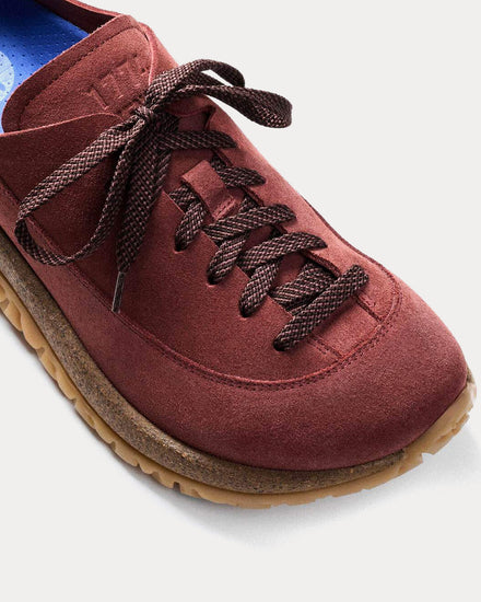 Birkenstock Uerzell Suede Wine Sneaker Mules - 4