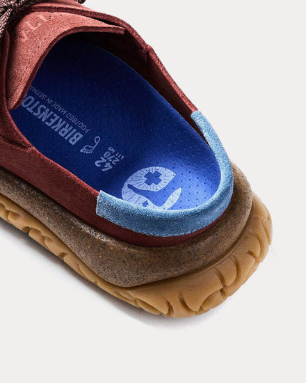 Birkenstock Uerzell Suede Wine Sneaker Mules - 5