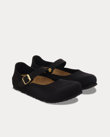 Birkenstock Mantova Suede Black Ballet Flats - 3