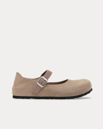 Birkenstock Mantova Suede Taupe Ballet Flats - 1