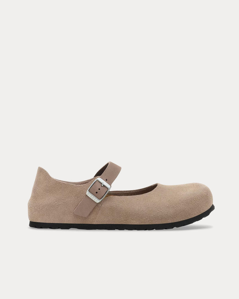 Birkenstock Mantova Suede Taupe Ballet Flats - 1