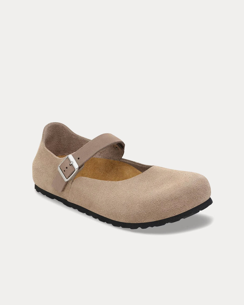 Birkenstock Mantova Suede Taupe Ballet Flats - 3