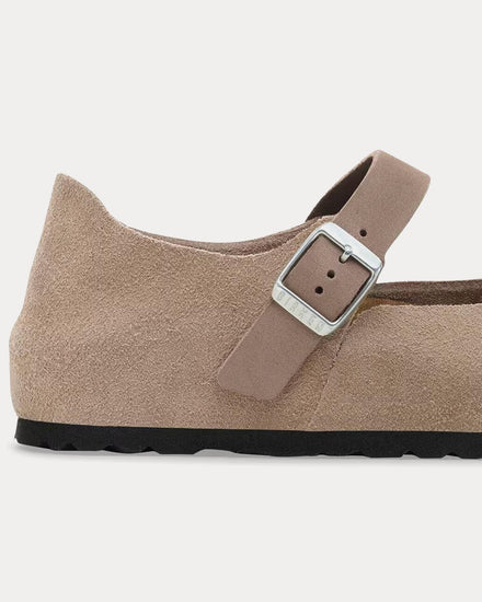 Birkenstock Mantova Suede Taupe Ballet Flats - 4