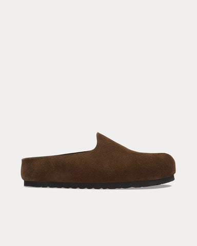 Birkenstock Amsterdam Wrapped Suede Carafe Clogs