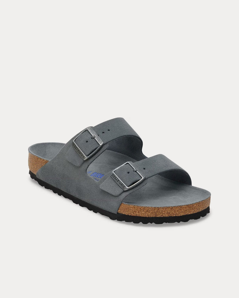 Birkenstock Arizona Soft Footbed Basalt Gray Tonal Sandals - 3