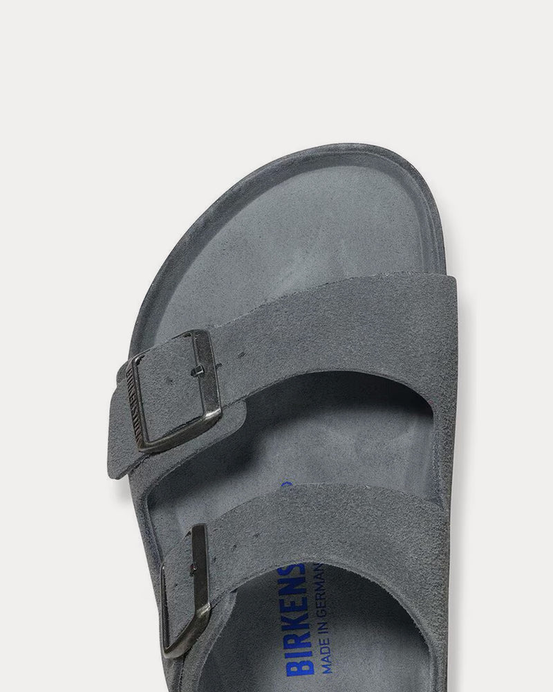 Birkenstock Arizona Soft Footbed Basalt Gray Tonal Sandals - 4