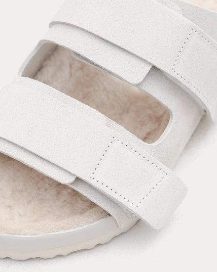 Birkenstock x Tekla Uji Shearling Powder Sandals - 3