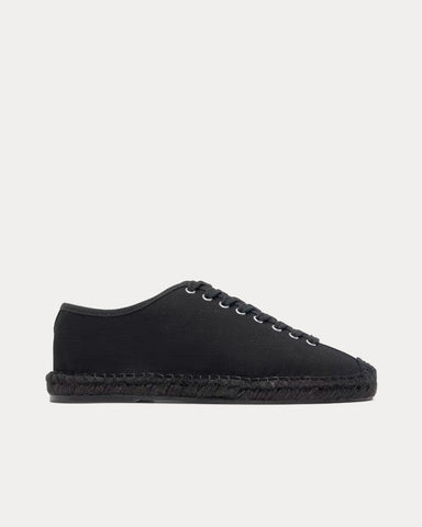 Bode Tennis Espadrilles Black Low Top Sneakers