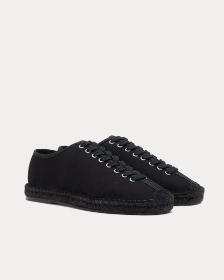 Bode Tennis Espadrilles Black Low Top Sneakers - 2