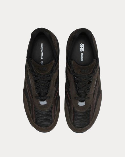 Body of Work SAS Journey Mesh Loam Brown / Black Low Top Sneakers - 2